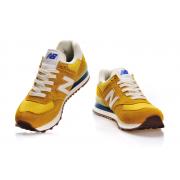 Chaussure New Balance Basse 574 Orange Pour Femme en Soldes